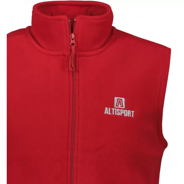  Fleeceweste für Herren ALTISPORT ALM006518 BURGUND 
