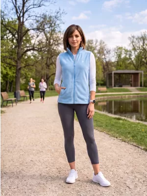 Fleeceweste für Damen ALTISPORT ALW002518 AZURBLAU