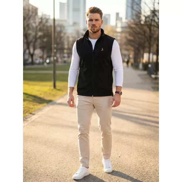  Fleeceweste für Herren ALTISPORT ALM002518 SCHWARZ UND GOLD 