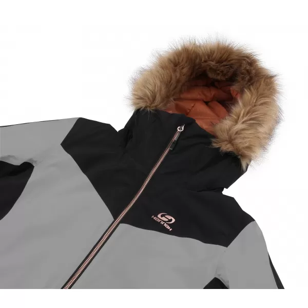  Damen-Skijacke HANNAH CANNA FROSTGRAU/ANTHRAZIT 