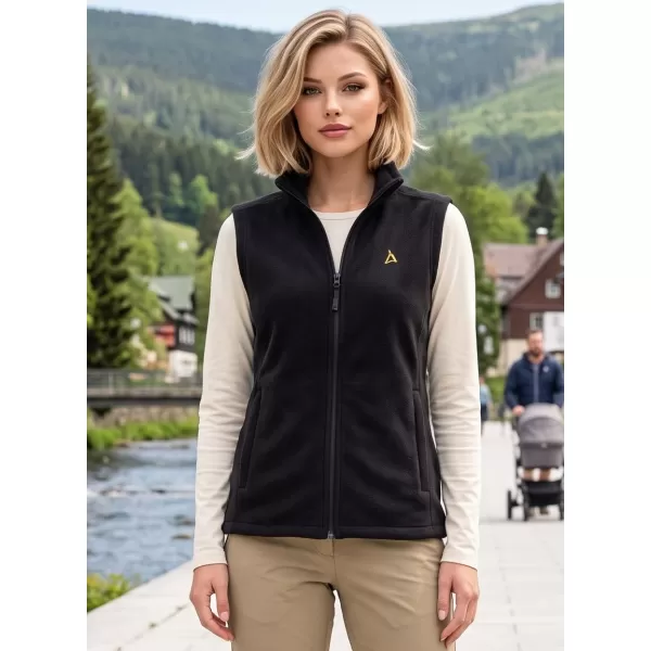  Fleeceweste für Damen ALTISPORT ALW002518 SCHWARZ UND GOLD 