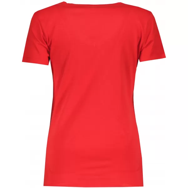  Frauen t -Shirt mit kurzen Ärmeln SAM 73 UNA WT 866 ROT 