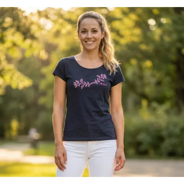  Damen-T-Shirt ALTISPORT ALW128122 NAVY BLAU 