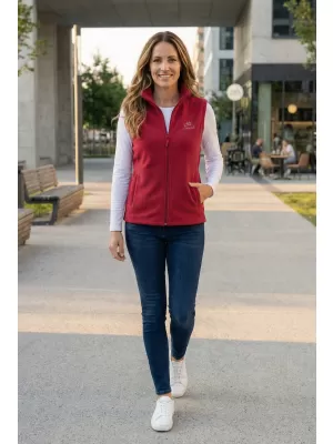 Fleeceweste für Damen ALTISPORT ALW056518 BURGUND