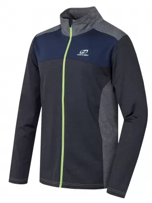 Herren-Sweatshirt HANNAH CHARDON DUNKELGRAU MEL/HELLGRAU MEL