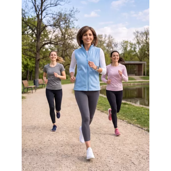  Fleeceweste für Damen ALTISPORT ALW002518 AZURBLAU 