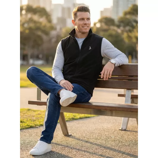  Fleeceweste für Herren ALTISPORT ALM002518 SCHWARZ UND WEIß 