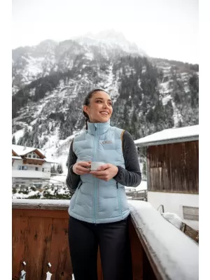 Winterweste für Damen NORDBLANC PLAINNESS NBWJL7536 BLAU