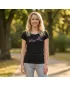 Damen-T-Shirt ALTISPORT ALW128122 SCHWARZ ROSA