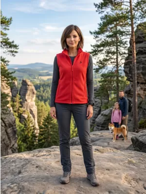 Fleeceweste für Damen ALTISPORT ALW002518 ROT