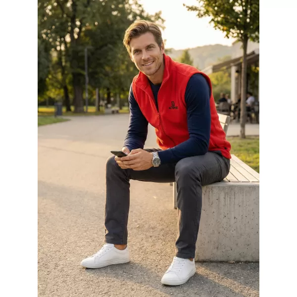  Fleeceweste für Herren ALTISPORT ALM006518 ROT 