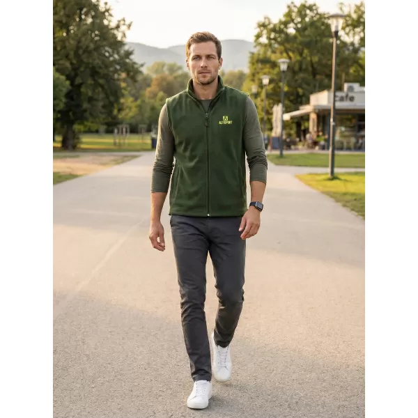  Fleeceweste für Herren ALTISPORT ALM006518 FLASCHENGRÜN 