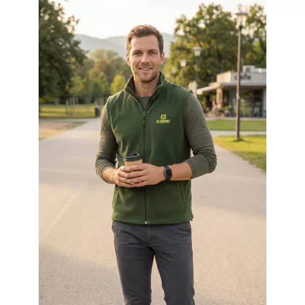  Fleeceweste für Herren ALTISPORT ALM006518 FLASCHENGRÜN 