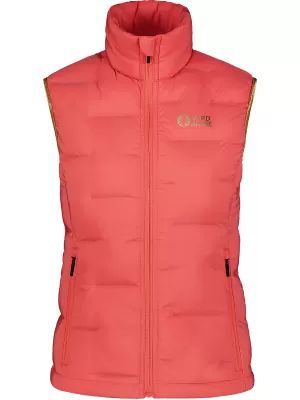 Winterweste für Damen NORDBLANC PLAINNESS NBWJL7536 ROTE KORALLE