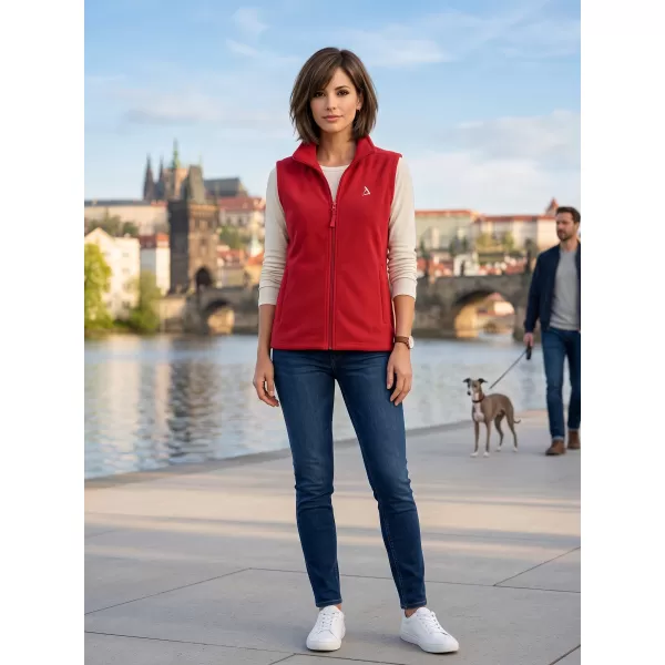  Fleeceweste für Damen ALTISPORT ALW002518 BURGUND 