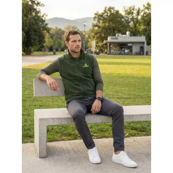  Fleeceweste für Herren ALTISPORT ALM006518 FLASCHENGRÜN 