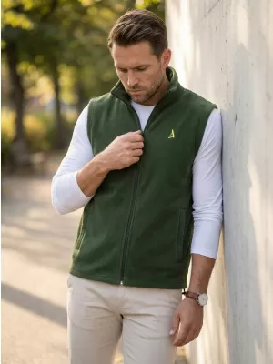 Fleeceweste für Herren ALTISPORT ALM002518 FLASCHENGRÜN