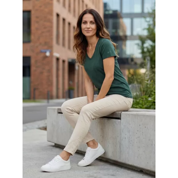  Frauen t -Shirt mit kurzen Ärmeln SAM 73 UNA WT 866 ARMEE 