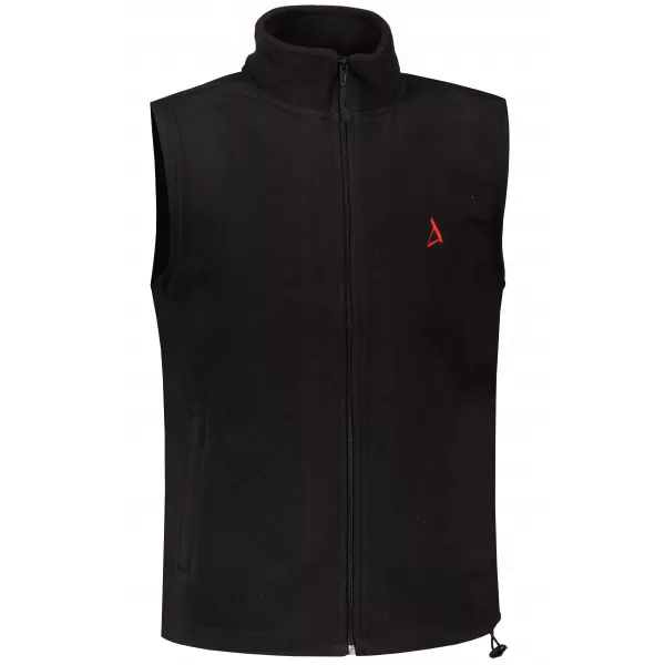 Fleeceweste für Herren ALTISPORT ALM002518 SCHWARZ UND ROT 