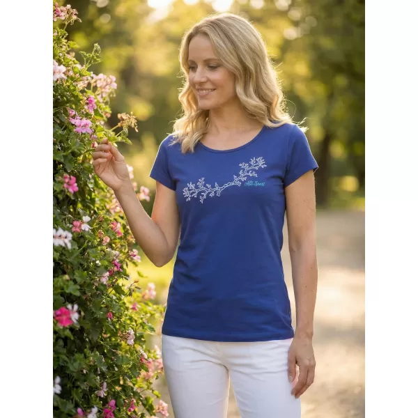  Damen-T-Shirt ALTISPORT ALW128122 KÖNIGSBLAU 