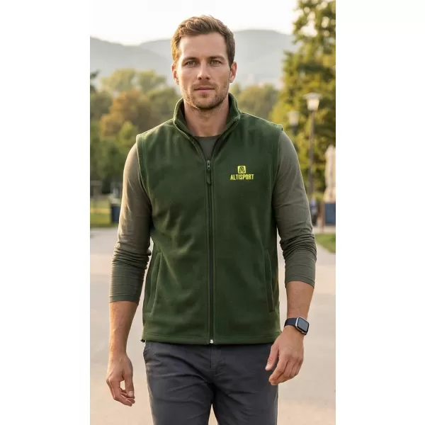  Fleeceweste für Herren ALTISPORT ALM006518 FLASCHENGRÜN 