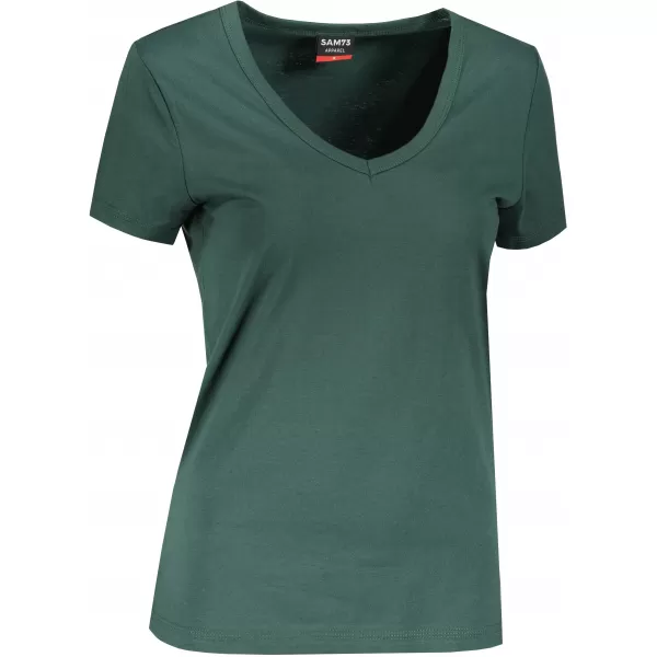  Frauen t -Shirt mit kurzen Ärmeln SAM 73 UNA WT 866 ARMEE 