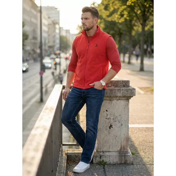  Fleeceweste für Herren ALTISPORT ALM002518 ROT 