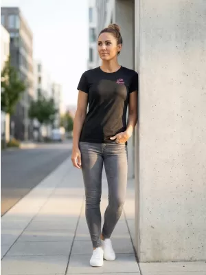 Funktions-T-Shirt für Damen ALTISPORT ALW056140 SCHWARZ ROSA