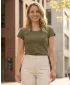 Premium-T-Shirt für Damen ALTISPORT ALW145154 AVOCADOGRÜN