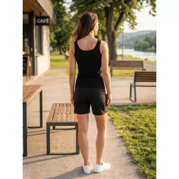  Damen-Tanktop ALTISPORT CARRYOVER ALW112136 SCHWARZ UND GOLD 