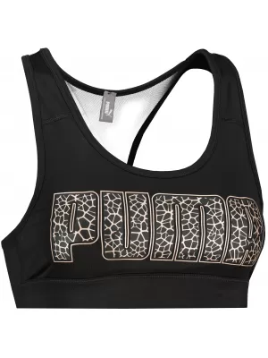 Sport-BH für Damen PUMA MID IMPACT 4KEEPS BRA 520304-99 PUMA SCHWARZ/METALLIC
