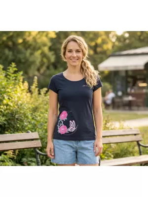Damen-T-Shirt ALTISPORT ALW146122 NAVY BLAU