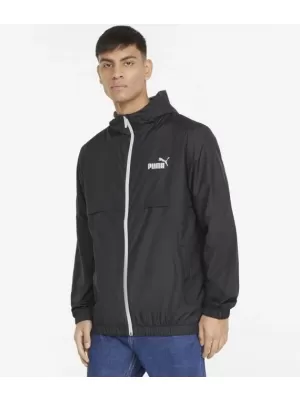 Herrenjacke PUMA ESS SOLID WINDBREAKER 847484-01 BLACK PUMA SCHWARZ
