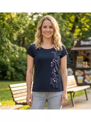 Damen-T-Shirt ALTISPORT ALW133122 NAVY BLAU
