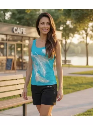 Damen-Tanktop ALTISPORT CARRYOVER ALW112136 TÜRKIS