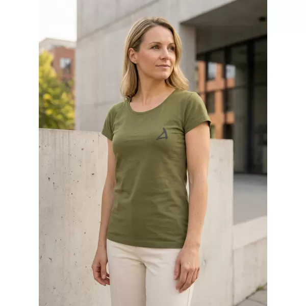  Premium-T-Shirt für Damen ALTISPORT ALW145154 AVOCADOGRÜN 
