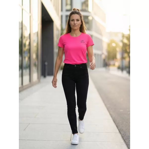  Funktions-T-Shirt für Damen ALTISPORT ALW056140 NEON PINK 