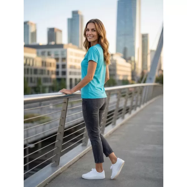  Funktions-T-Shirt für Damen ALTISPORT ALW056140 TÜRKIS 