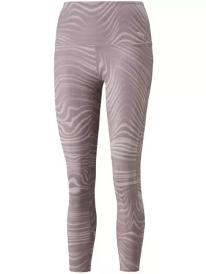 Leggings für Damen PUMA STUDIO AOP HW TIGHT 521562-18 WACHTEL