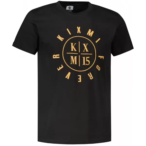  Herren-T-Shirt KIXMI KIXM004129 SCHWARZ UND GOLD 