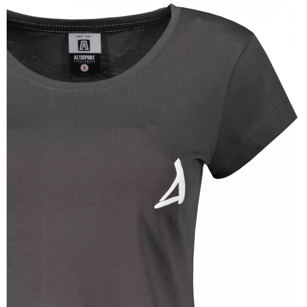  Premium-T-Shirt für Damen ALTISPORT ALW145154 HELLES ANTHRAZIT 