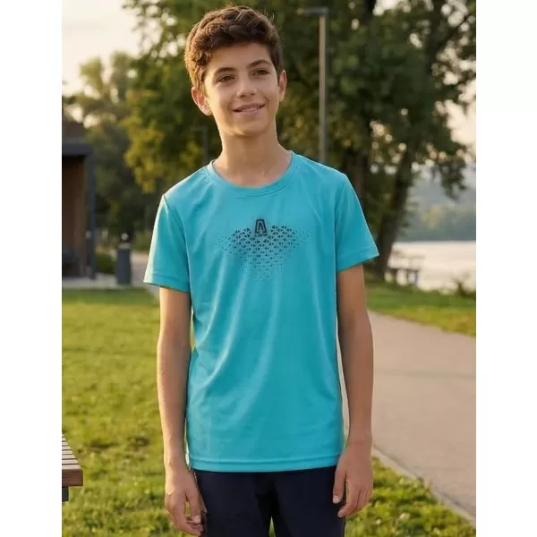  Funktions-T-Shirt für Jungen ALTISPORT ALK148147 TÜRKIS 