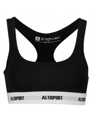 Damen-BH ALTISPORT DAKA LUNX085 SCHWARZ-WEISS