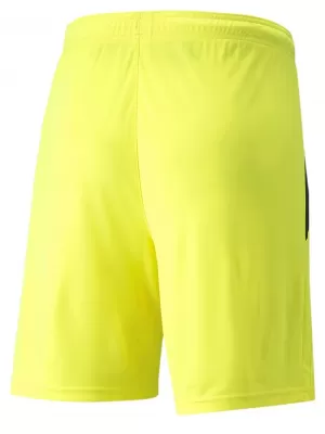 Herrenshorts PUMA TEAMLIGA SHORTS 704924-42 FLUO YELLOW/ FLUO-GELB/PUMA-SCHWARZ