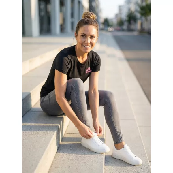  Funktions-T-Shirt für Damen ALTISPORT ALW056140 SCHWARZ ROSA 