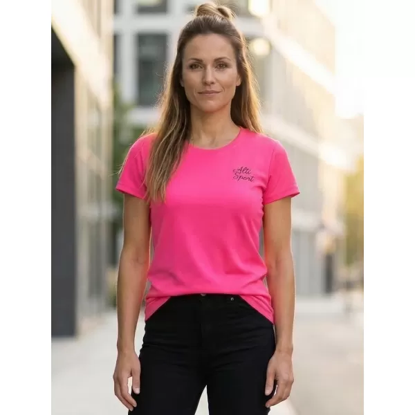  Funktions-T-Shirt für Damen ALTISPORT ALW056140 NEON PINK 