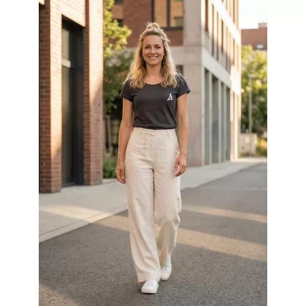  Premium-T-Shirt für Damen ALTISPORT ALW145154 HELLES ANTHRAZIT 