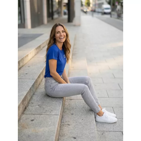  Funktions-T-Shirt für Damen ALTISPORT ALW056140 KÖNIGSBLAU 