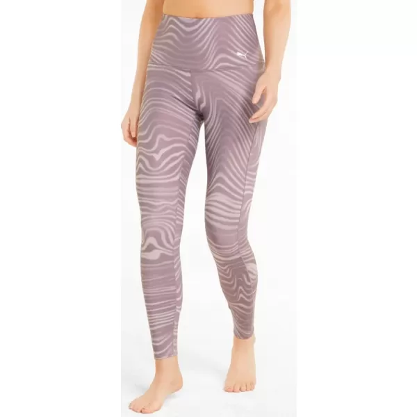  Leggings für Damen PUMA STUDIO AOP HW TIGHT 521562-18 WACHTEL 
