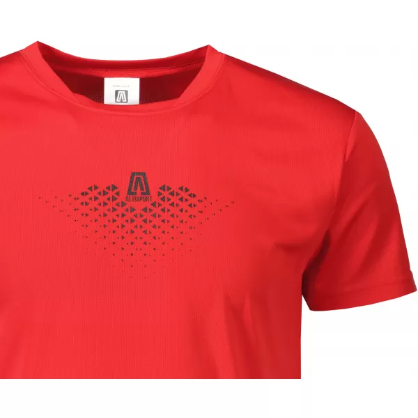  Pánské funkční triko ALTISPORT CARRYOVER ALM148124 ČERVENÁ 